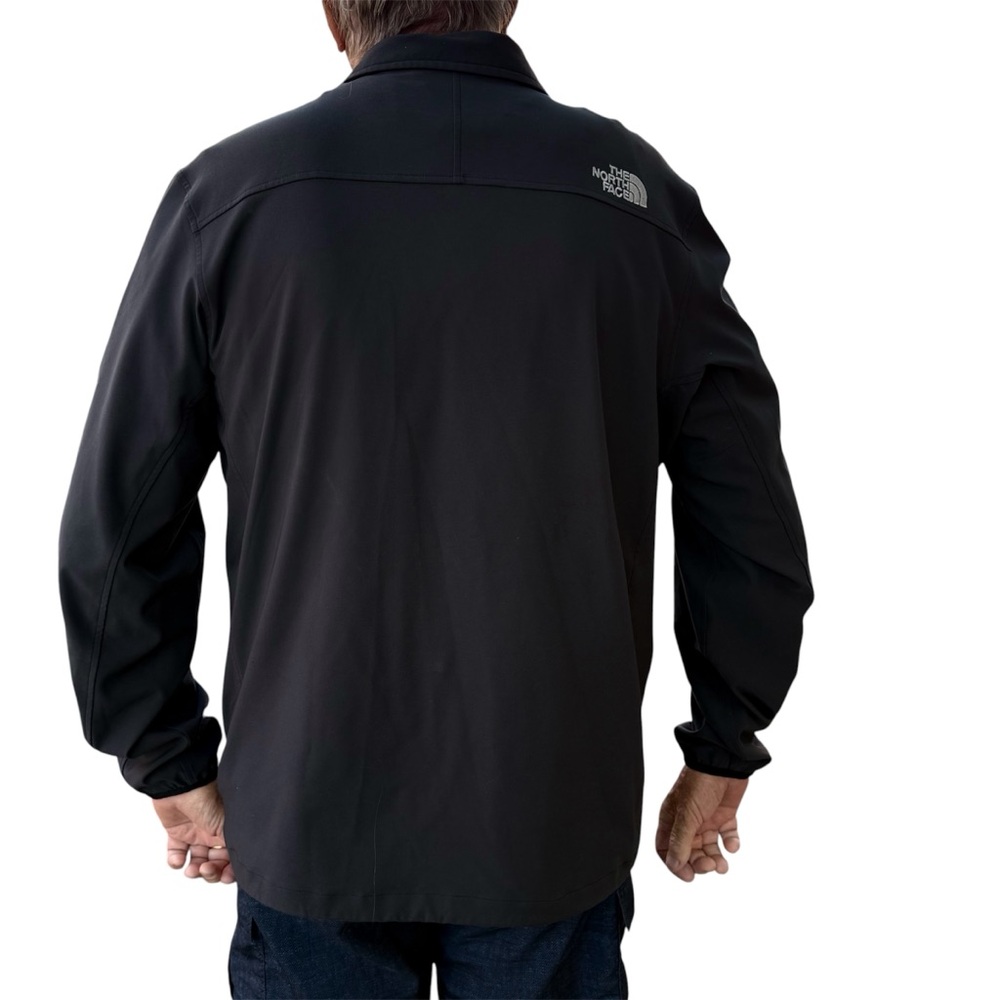 The North Face pullover windbreaker 1/4 zip stand collar hidden chest pocket - Picture 2 of 15